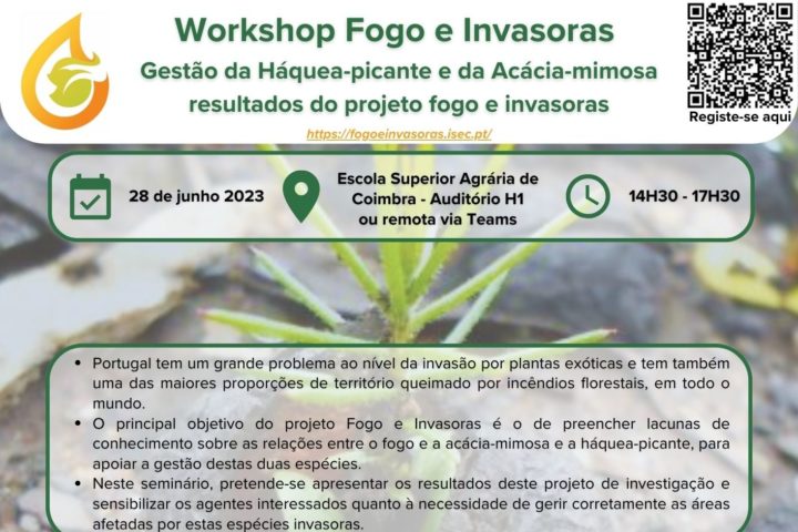 Apresentação dos resultados do projeto “Fogo e Invasoras”