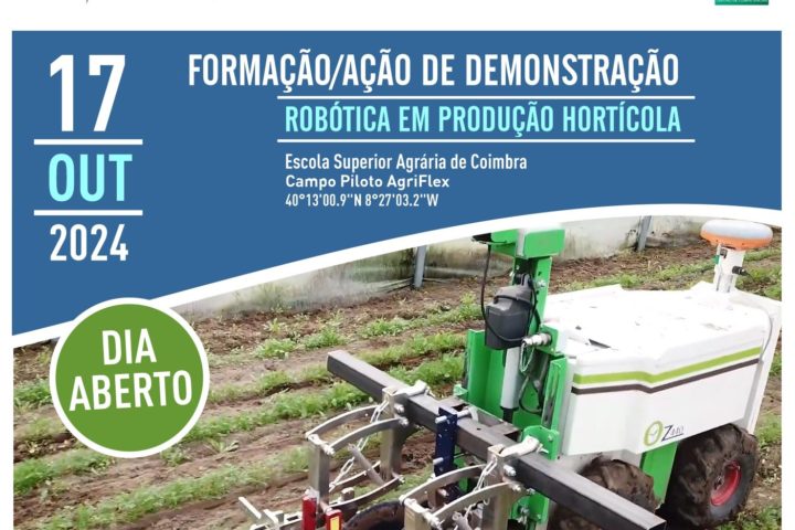 Formação/ação de demonstração “Robótica em Produção Hortícola” – Dia Aberto